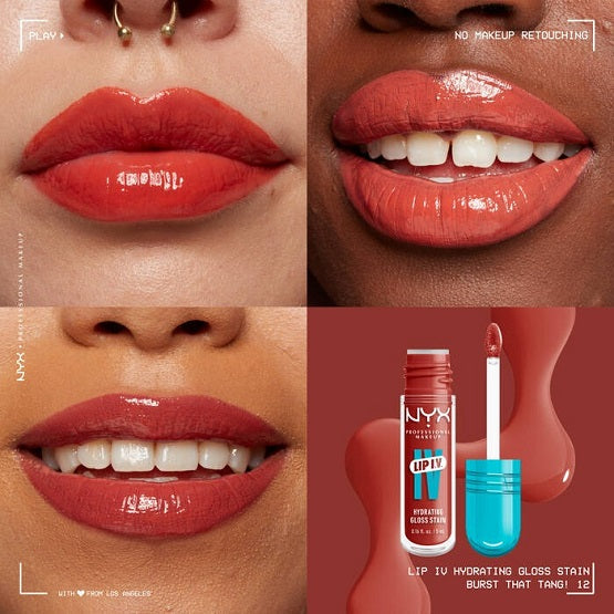 NYX - Lip I.V. Hydrating Gloss Serum - 12 Burst That Thang