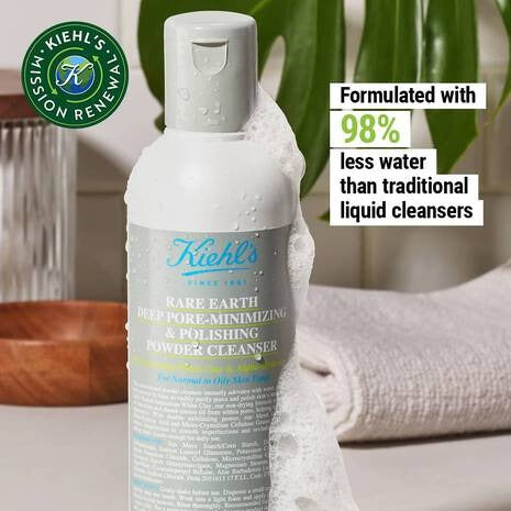 KIEHLS - Rare Earth Deep Pore-Minimizing & Polishing Powder Cleanser - 100G