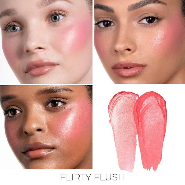 NATASHA DENONA - Hy-Blush Cloudy Cream Cheek Duo - Flirty Flush