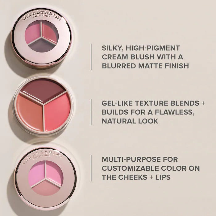 ANASTASIA BEVERLY HILLS Magic Touch Cream Blush & Lip Trio In Pakistan 