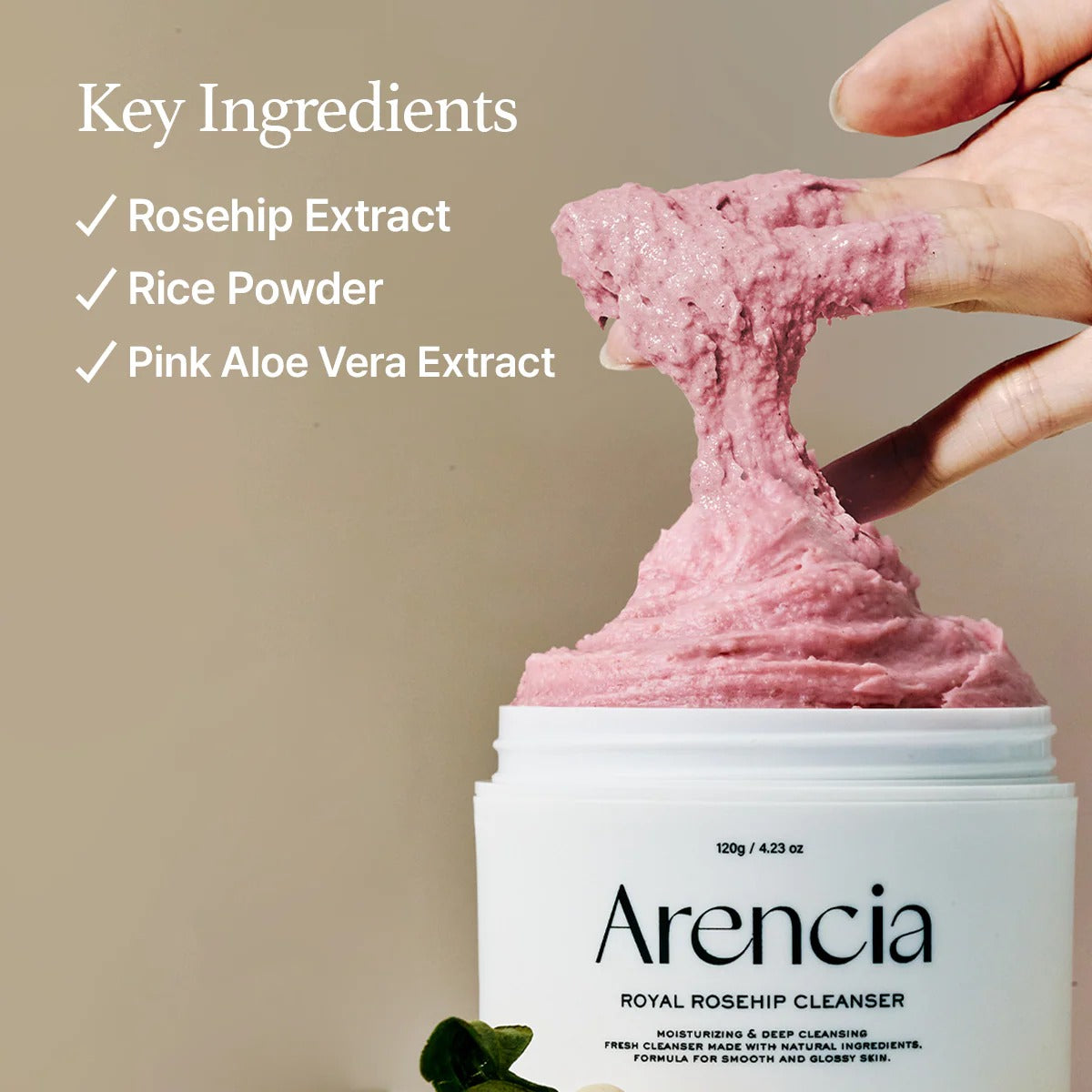 ARENCIA Fresh Rosehip Mochi Cleanser 120G In Pakistan

