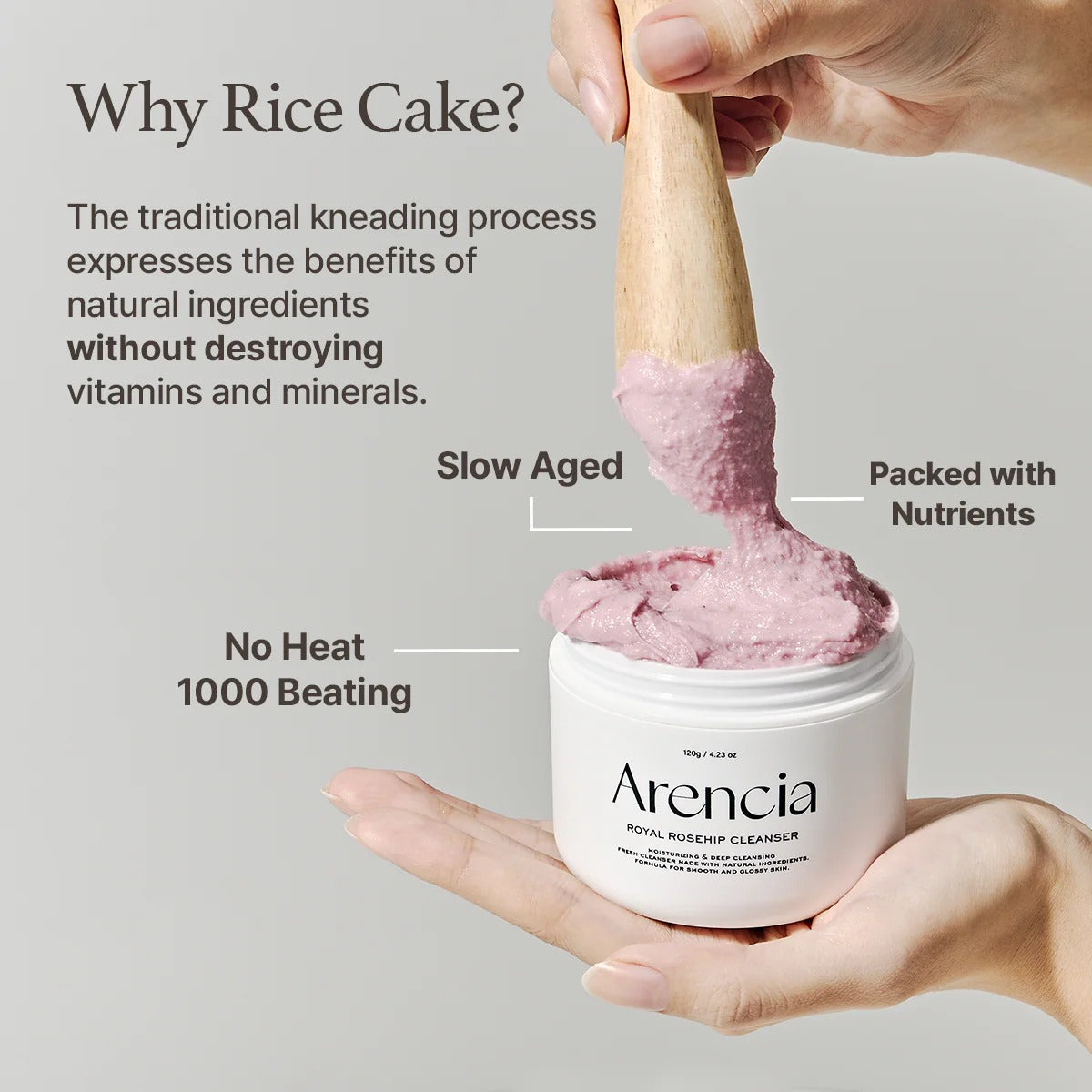 ARENCIA Fresh Rosehip Mochi Cleanser 120G In Pakistan