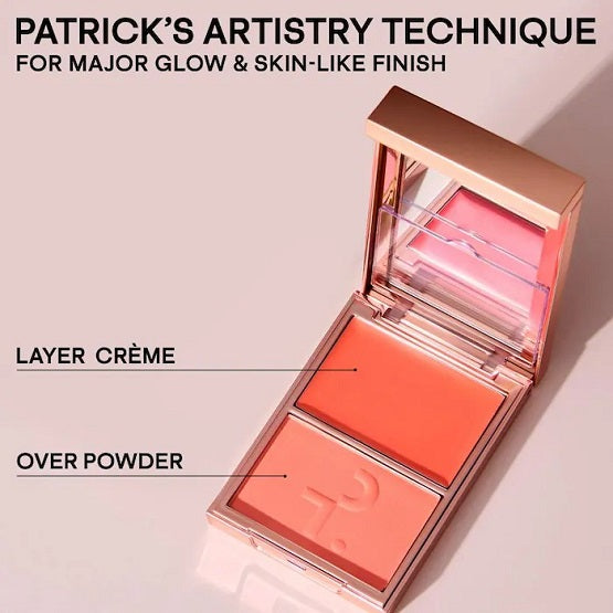 PATRICK TA – Major Beauty Headlines Double Take Crème & Powder Blush – She's the Moment