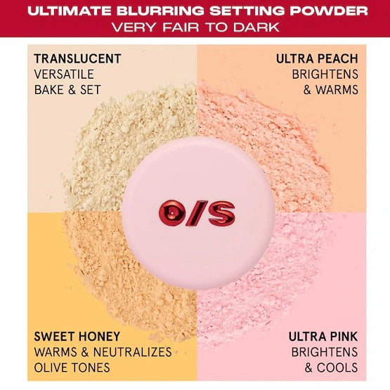 ONE/SIZE - Ultimate Blurring Setting Powder - Ultra Pink