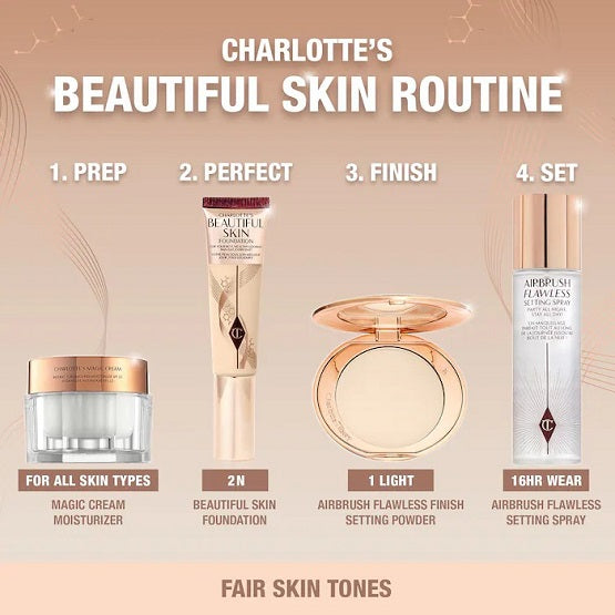 CHARLOTTE TILBURY - Beautiful Skin Medium Coverage Liquid Foundation - 2 Neutral / Neutre