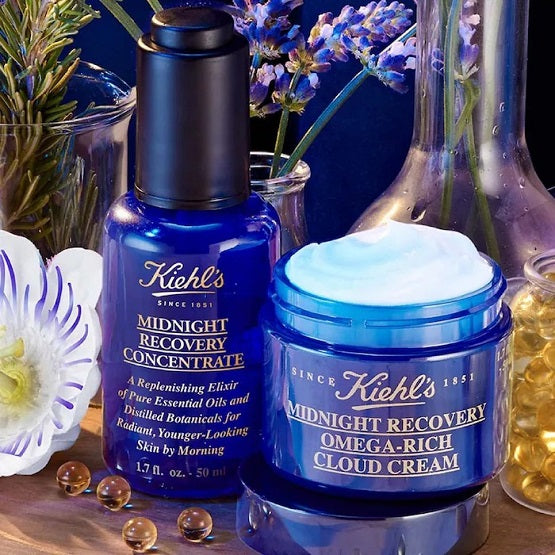 Kiehl's - Mini Midnight Recovery Concentrate Moisturizing Face Oil - 15 mL