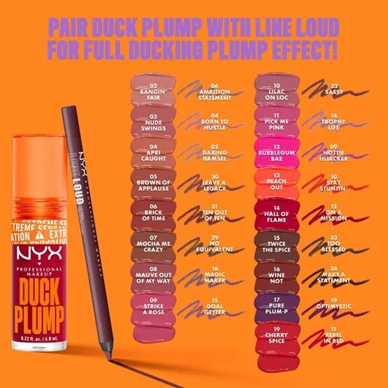 NYX - Duck Plump High Pigment Plumping Lip Gloss - 16 WINE NOT