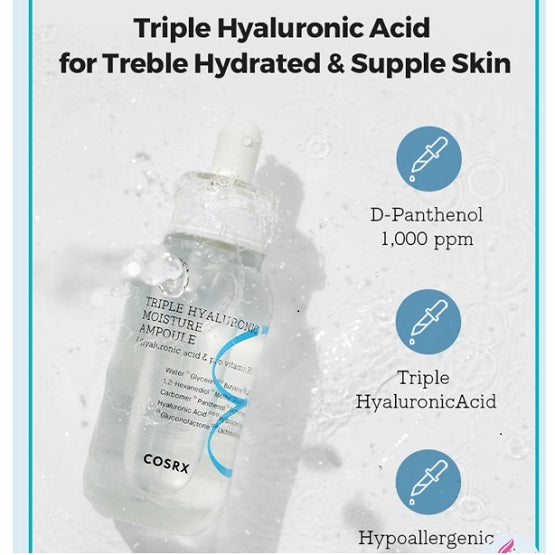 COSRX -  Hydrium Triple Hyaluronic Moisture Ampoule - 40ml