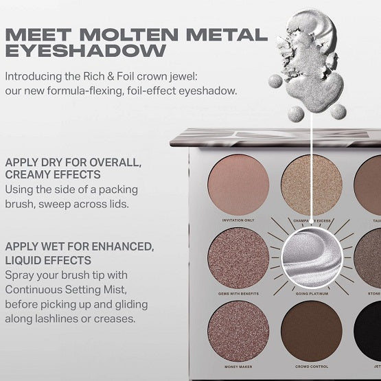 MORPHE - Rich & Foiled Artistry Palette - Going Platinum