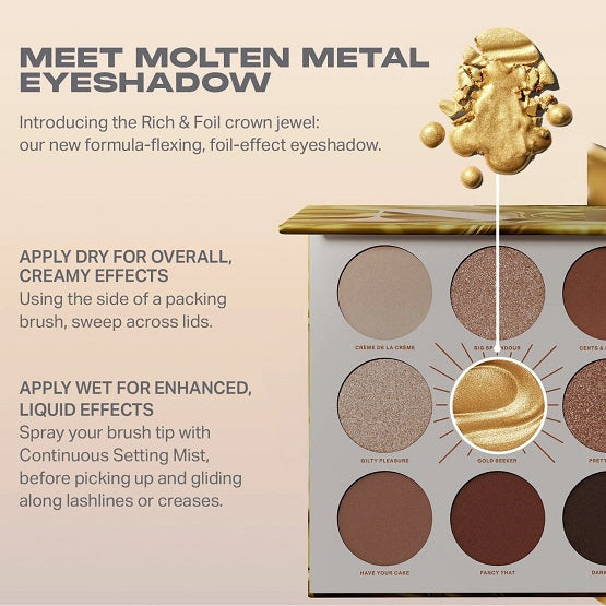 MORPHE - Rich & Foiled Artistry Palette - Gold Seeker