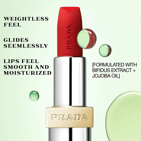 PRADA BEAUTY - Monochrome Soft Matte Refillable Lipstick - Caramel