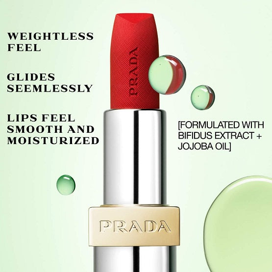 PRADA BEAUTY - Monochrome Soft Matte Refillable Lipstick - Pourpre