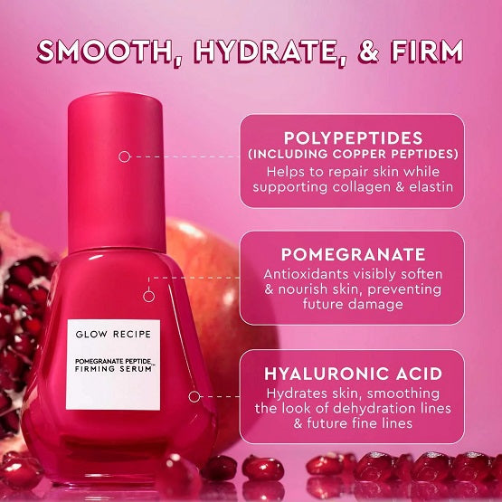 Glow Recipe - Pomegranate Peptide Firming Serum - 30ml