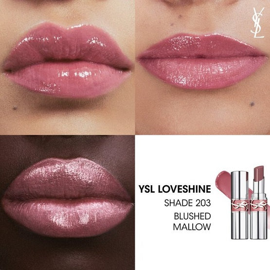 YSL LOVESHINE - WET SHINE LIPSTICK - Blushed Mallow