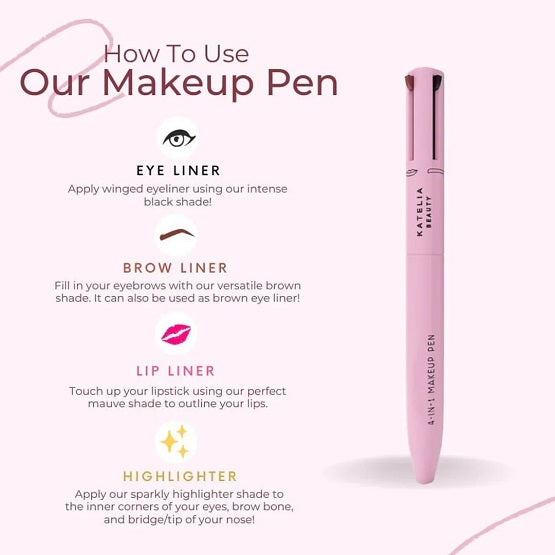 KATELIA BEAUTY - Touch Up 4-in-1 Makeup Pen & Highlighter