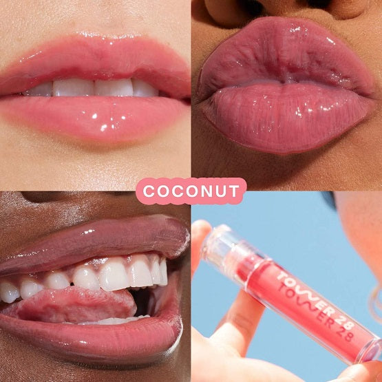 Tower 28 Beauty - ShineOn Lip Jelly Non-Sticky Gloss - Coconut