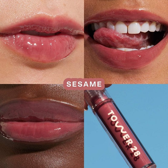 Tower 28 Beauty - ShineOn Lip Jelly Non-Sticky Gloss - Sesame