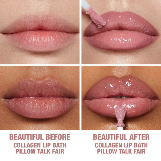 Charlotte Tilbury Collagen Lip Bath Gloss - Pillow Talk Fair