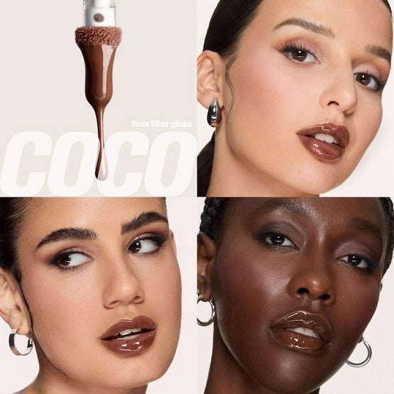 HUDA BEAUTY - Juicy Coco Lip Gloss + Liner Set