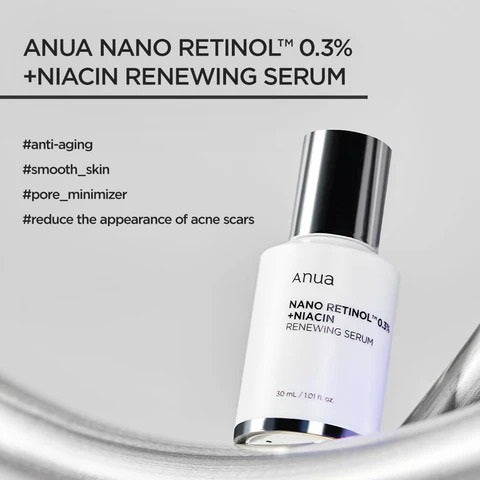 Anua - Nano Retinol 0.3% + Niacin Renewing Serum 30ml