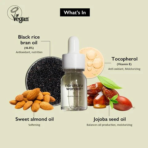 HARUHARU - Wonder Black Rice Facial Oil - 10ml