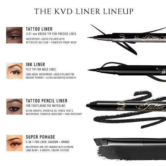 Kat Von D  - Tattoo Liner Vegan Waterproof Liquid Eyeliner - Trooper