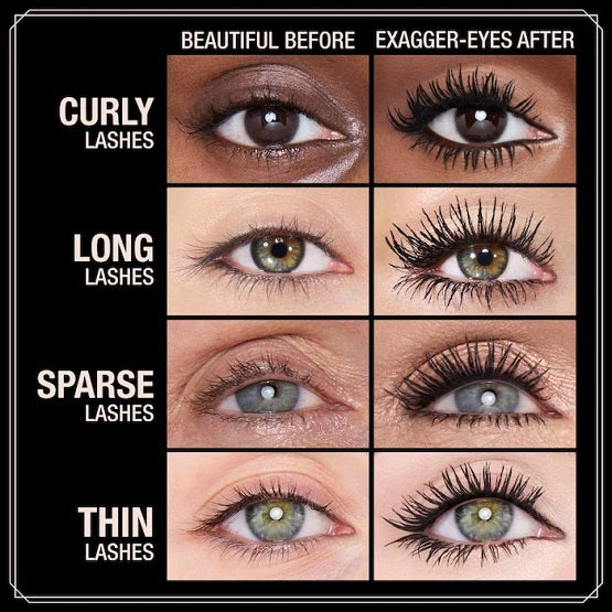 CHARLOTTE TILBURY - Exagger-eyes Volumizing and Curling Mascara - Black