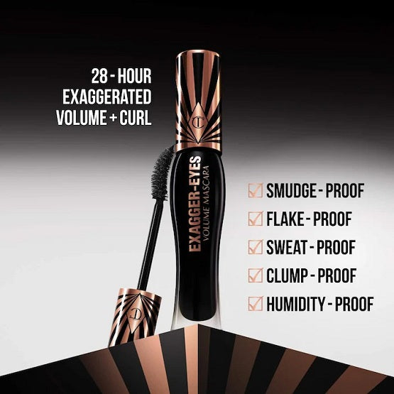 CHARLOTTE TILBURY - Exagger-eyes Volumizing and Curling Mascara - Black