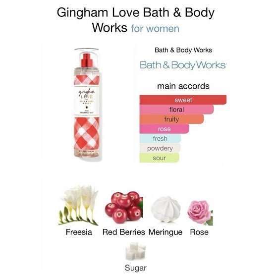 BATH AND BODY WORKS - Gingham Love Fragrance Mist - 236ML