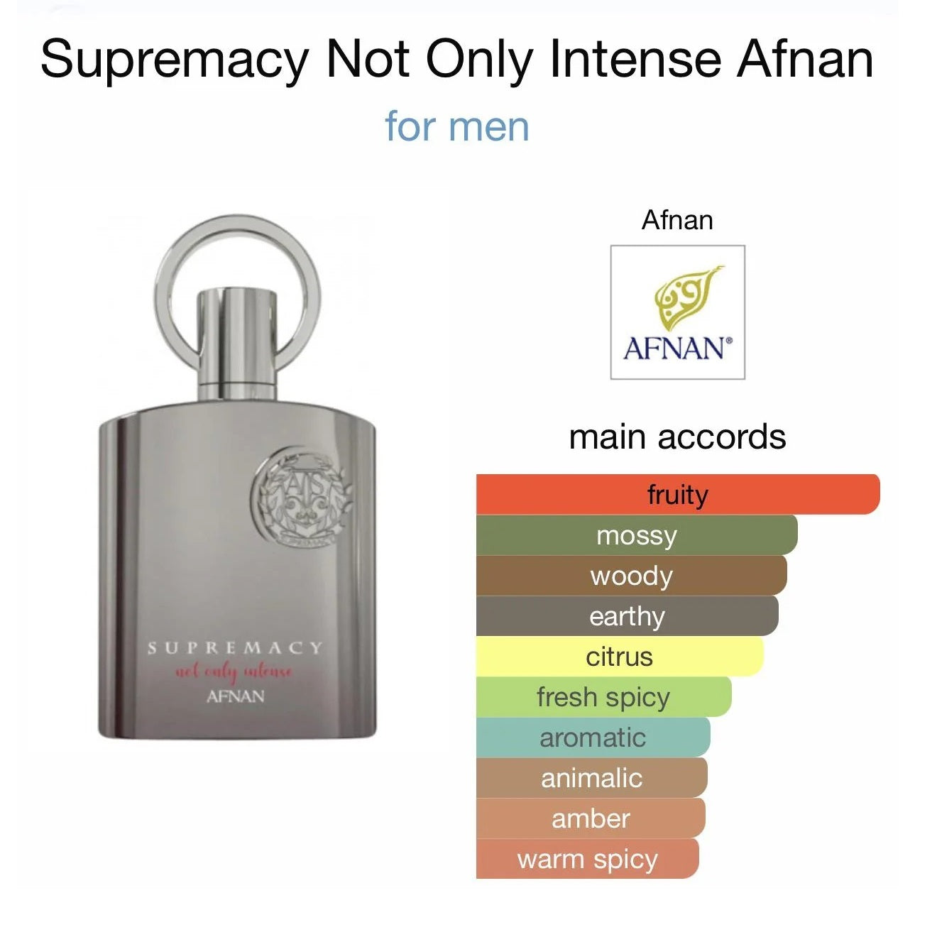 AFNAN - SUPREMACY NOT ONLY INTENSE - EDP 100ML