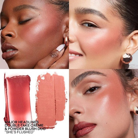 PATRICK TA - Major Beauty Headlines Double Take Crème & Powder Blush - She's Flushed