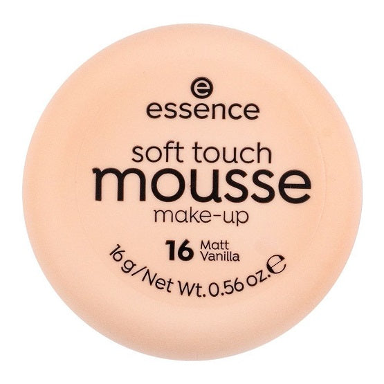 Essence - Soft Touch Mousse Make-Up Foundation - 16 Matt Vanilla