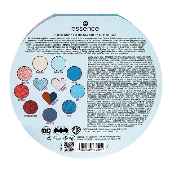 Essence - Harley Quinn Eyes Shadow Palette - 02 Mad Love