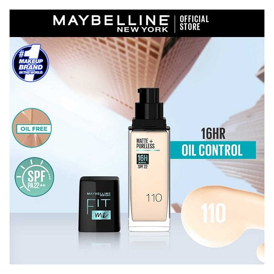 Maybelline - Fit Me Matte + Poreless Foundation SPF 22 - 110