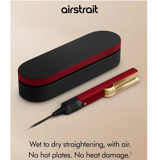 DYSON - Airstrait™ straightener and dryer (Red Velvet/Gold)