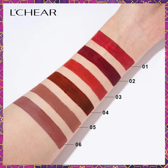L'CHEAR - WATERPROOF COLOR STAY LIPSTICK (6 SHADES)