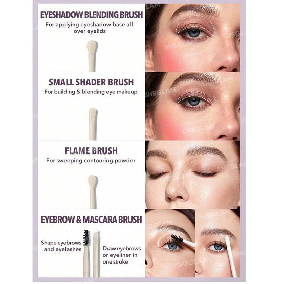 SHEGLAM - PRO CORE BRUSH KIT 8 Pcs Set