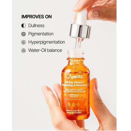 JUMISO - All Day Vitamin Brightening & Balancing Facial Serum - 30ml