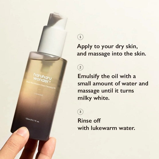 HARUHARU Wonder - Black Rice Moisturizing Cleansing Oil Travel Size - 30ML