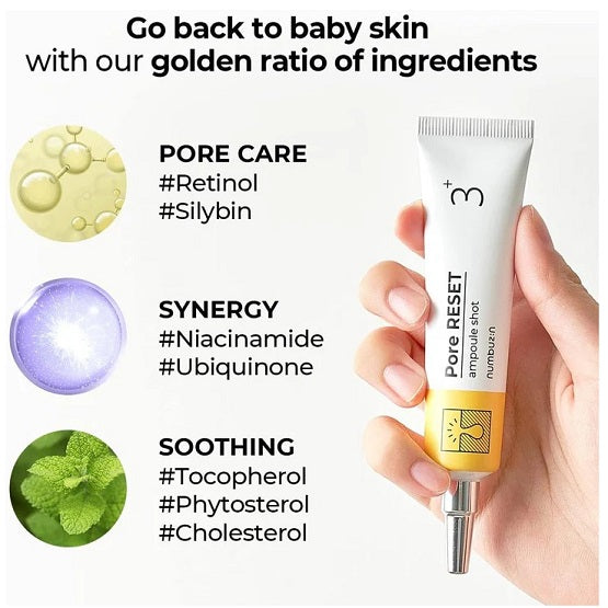 Numbuzin - No.3 Pore Reset Ampoule Shot