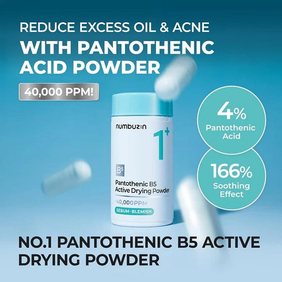 Numbuzin - Powder No.1  Active Drying Powder Pantothenic B5