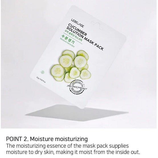 Lebelage - Cucumber Solution Mask Pack - 25g
