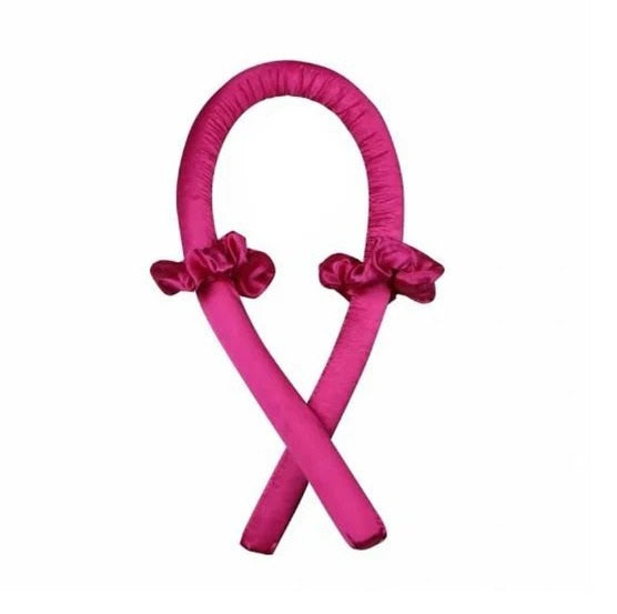 Gomicro - Heatless Curler Set - Dark Pink