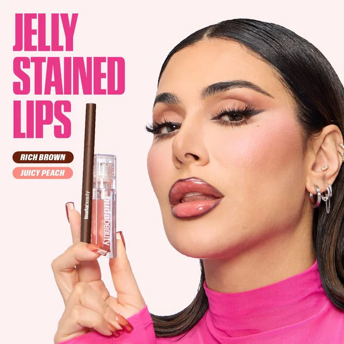 HUDA BEAUTY - Lip Contour Lip Stain for 12-Hour Wear - Soft Nude