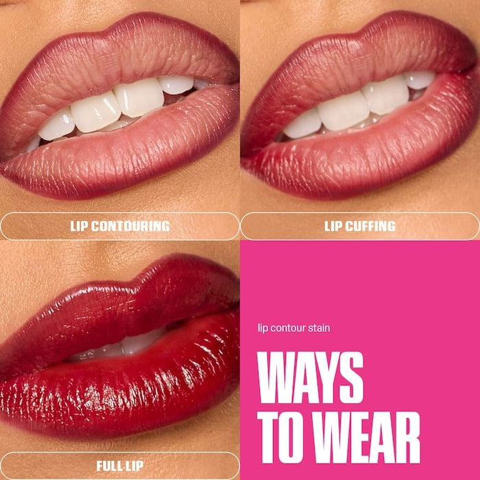 HUDA BEAUTY - Lip Contour Lip Stain for 12-Hour Wear - Soft Nude