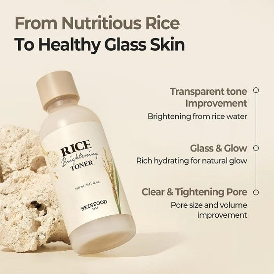 SKINFOOD - Rice Brightening Toner - 160ml