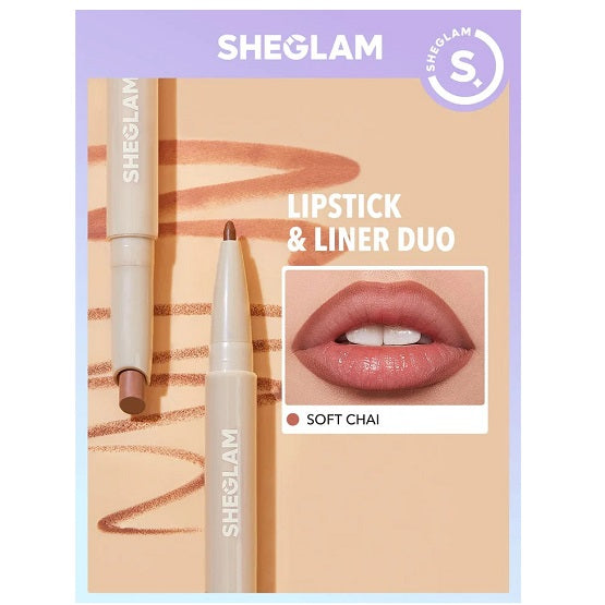 SHEGLAM - Glam 101 Lipstick & Liner Duo