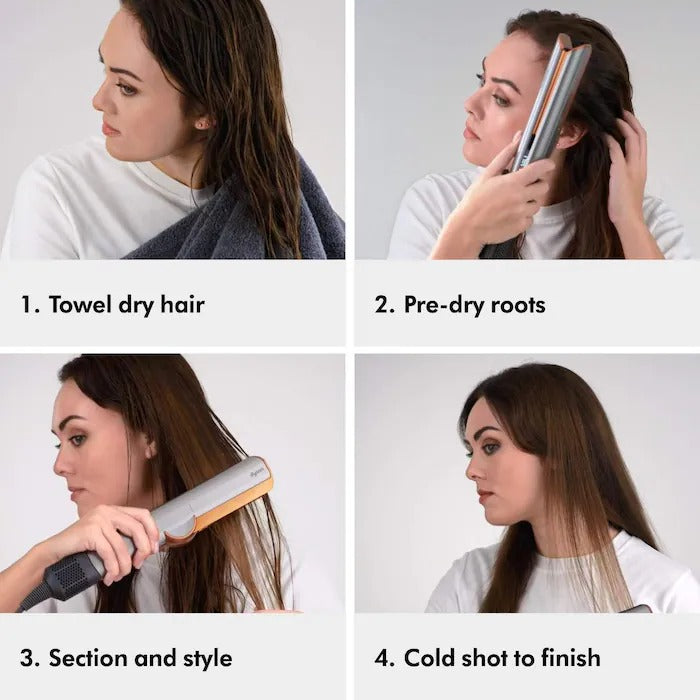 DYSON - Airstrait™ dryer and straightener (Jasper Plum)