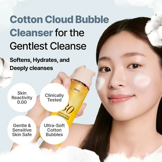 Menokin - 30 Seconds Bubble One-Step Cleanser BRIGHT - 150ml