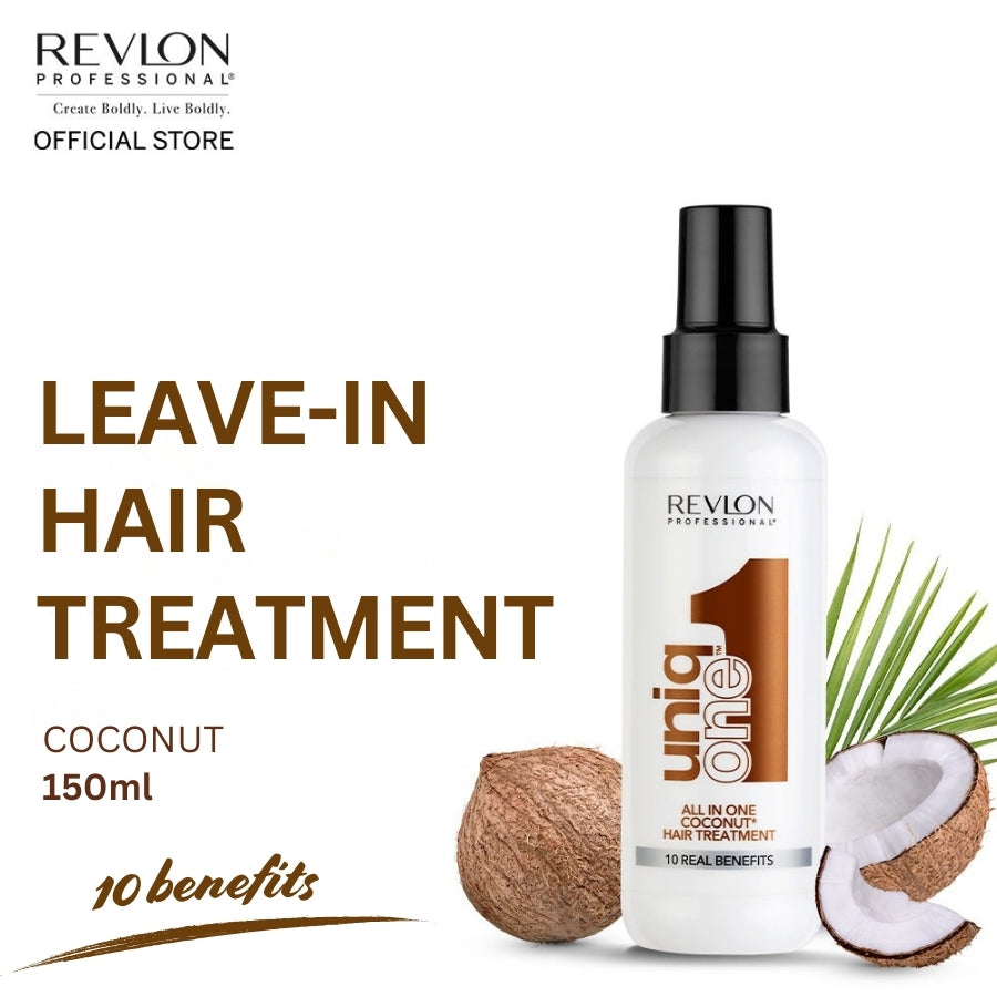 UniqONE™ Repair Hair Spray Leave-In Treatment - 150ml - "All-in-One" 10 Benefits Hair Serum - Coconut Fragrance